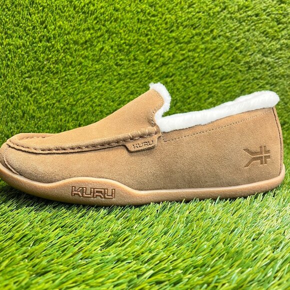 Kuru Loft Mens Size 12.5 Brown White Casual Walking Moccasin Slippers Shoes main image 10